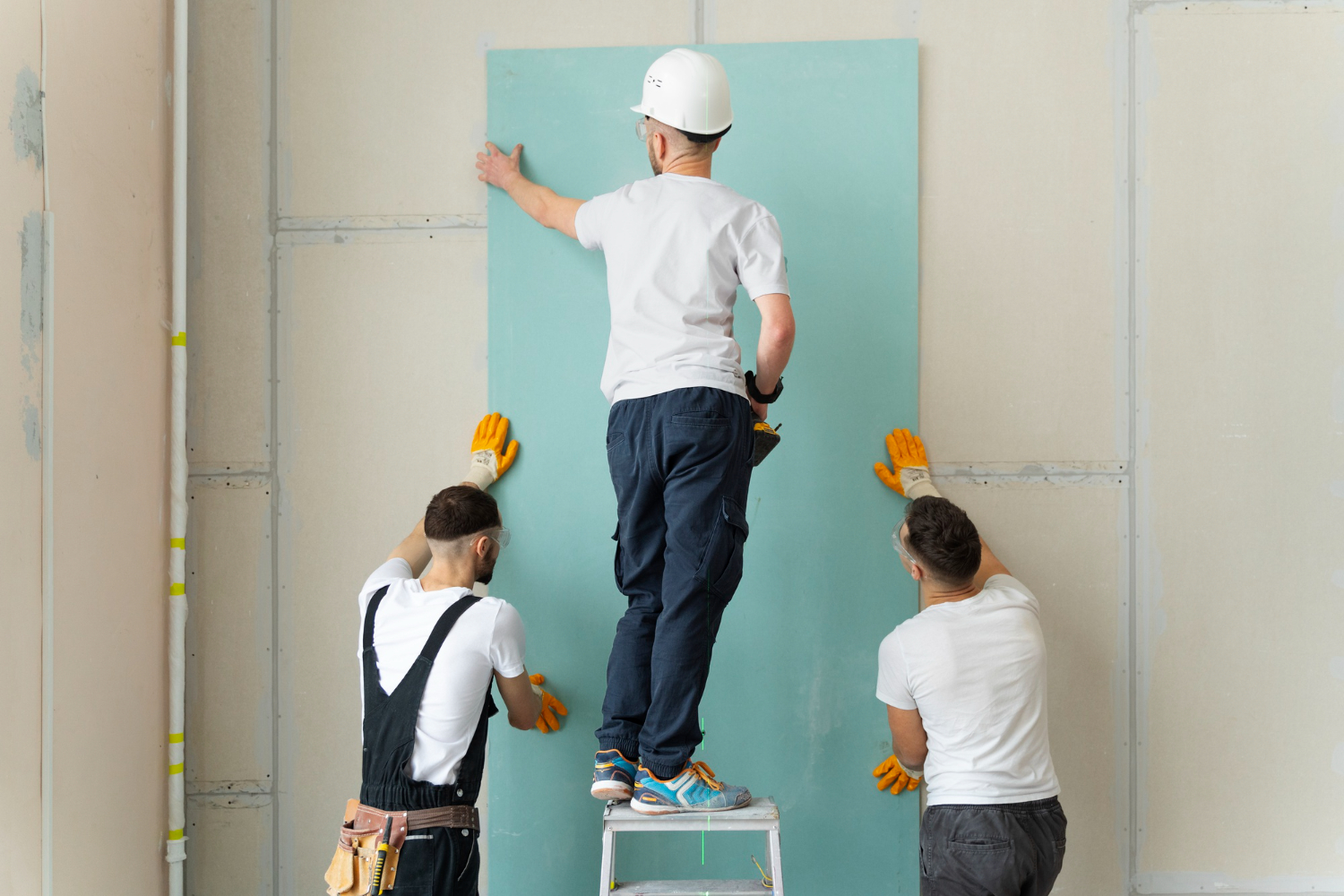 Custom cabinet installation